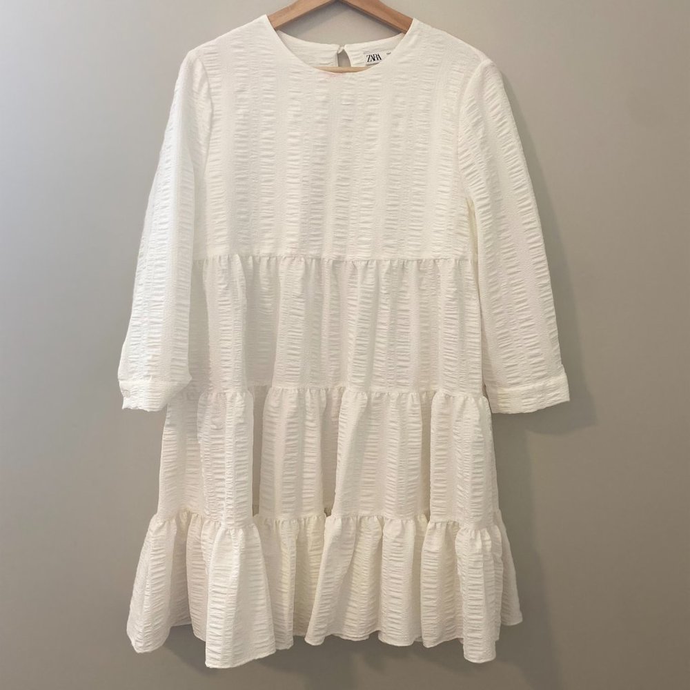 Zara tiered mini dress